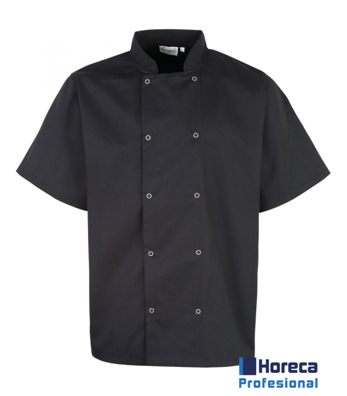 Chaqueta de Cocina Botones a Presión Manga Corta Premier