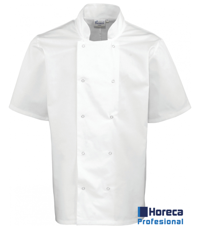 Chaqueta de Cocina Botones a Presión Manga Corta Premier