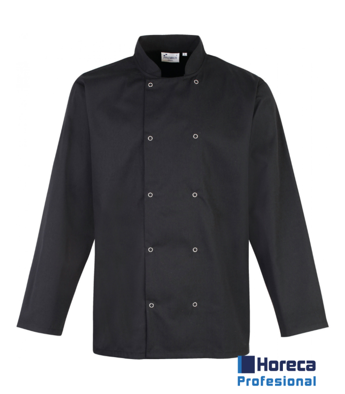 Chaqueta de Cocina Botones a Presión Manga Larga Premier