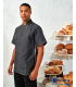 Chaqueta de Cocina Zip Close Manga Corta Premier