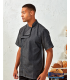 Chaqueta de Cocina Zip Close Manga Corta Premier