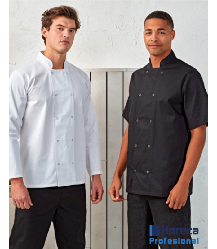 Chaqueta de Cocina Botones a Presión Manga Larga Premier