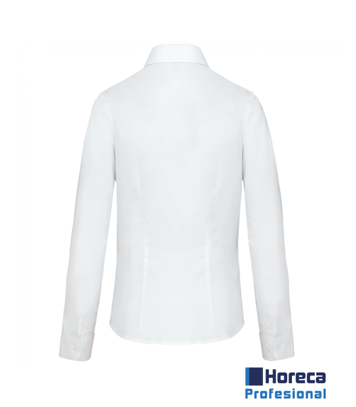 Camisa Oxford Manga Larga Mujer
