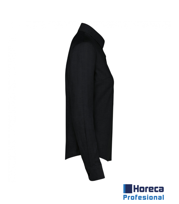 Camisa Oxford Manga Larga Mujer