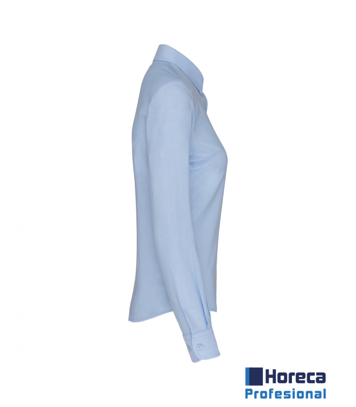 Camisa Oxford Manga Larga Mujer