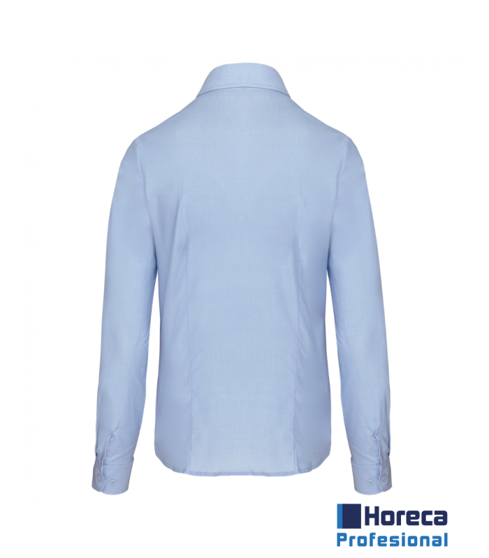 Camisa Oxford Manga Larga Mujer