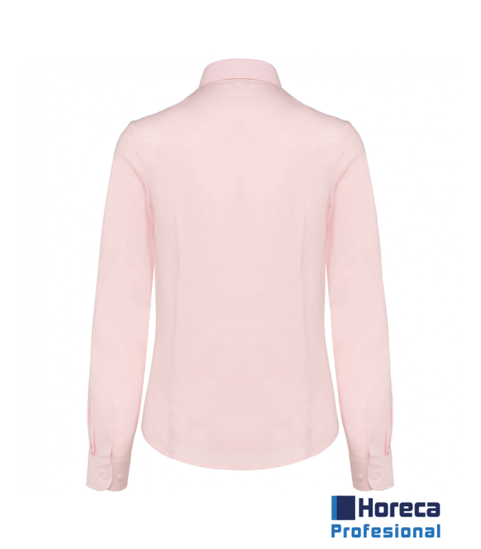 Camisa Oxford Manga Larga Mujer