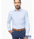Camisa Oxford de Manga Larga Hombre