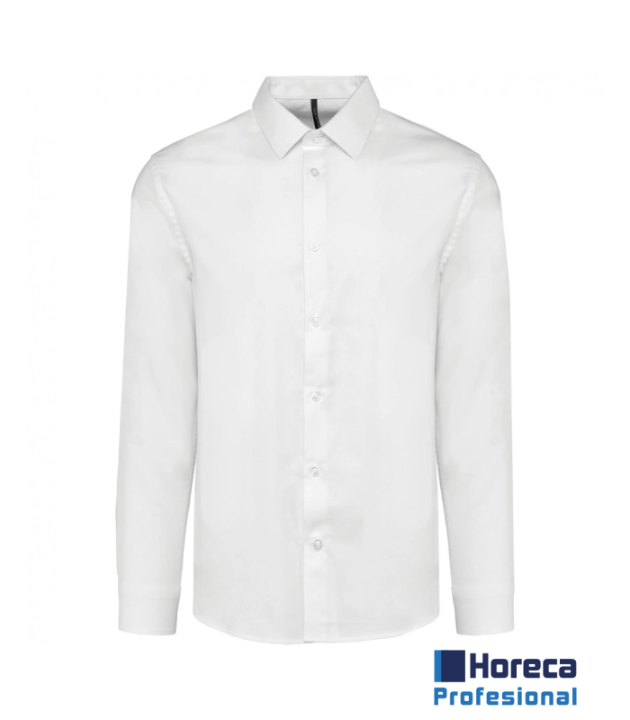 Camisa Oxford de Manga Larga Hombre
