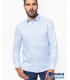 Camisa Oxford de Manga Larga Hombre