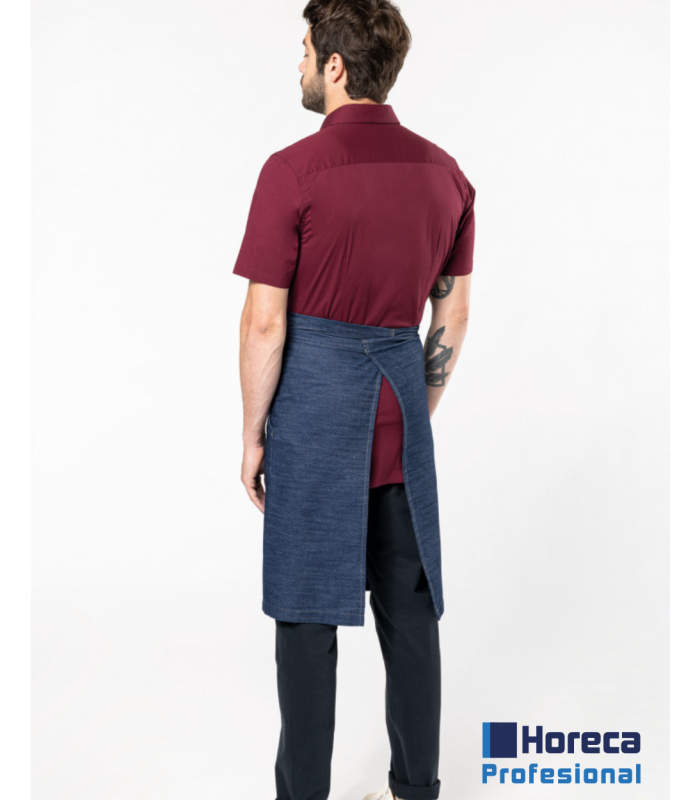 Delantal Largo Poliéster y Algodón