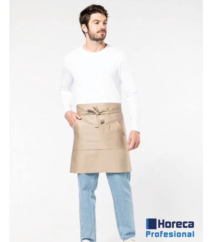 Delantal Mediano Poliéster y Algodón