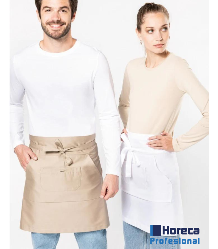 Delantal Mediano Poliéster y Algodón