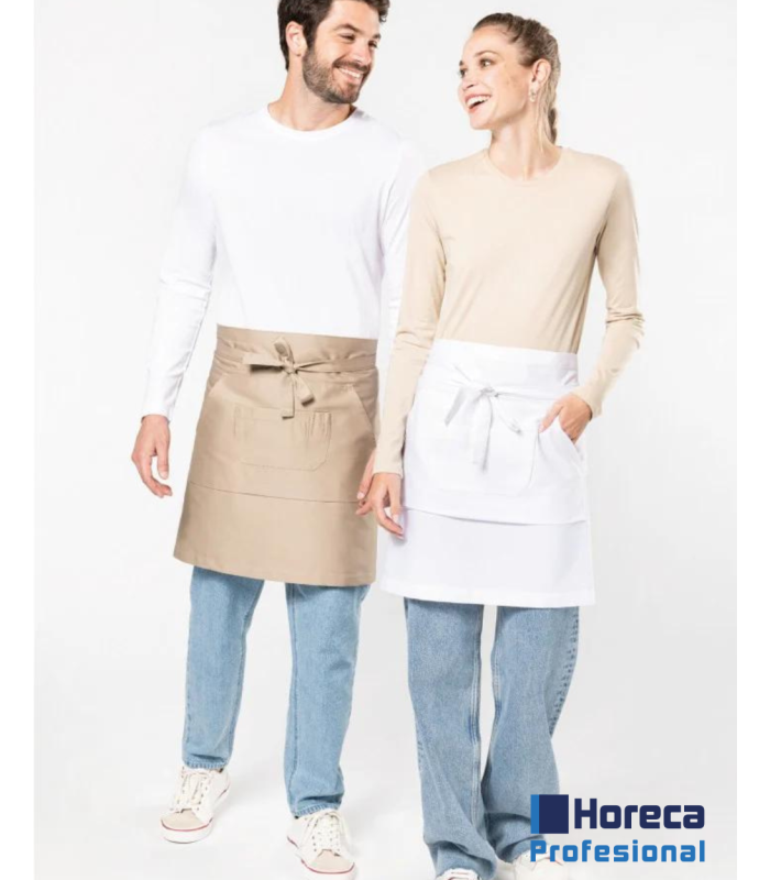 Delantal Mediano Poliéster y Algodón