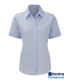 Camisa Oxford Manga Corta de Mujer