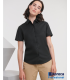 Camisa Oxford  de Mujer Manga Corta